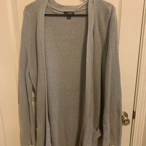 Gray Sweater Cardigan